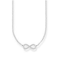 Thomas Sabo Silver Cubic Zirconia Infinity Necklet KE1312-051-14