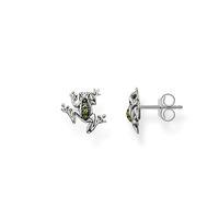 Thomas Sabo Silver Green Cubic Zirconia Frog Stud Earrings H1892-643-34