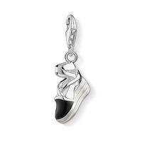 thomas sabo silver black enamel espadrille charm 1352 007 11