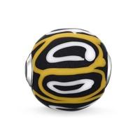 thomas sabo karma yellow black white glass bead k0254 017 4