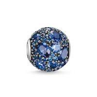 thomas sabo silver multi blue cubic zirconia bead k0077 638 1