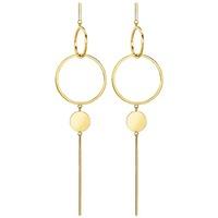 thomas sabo ladies glam and soul gold plated africa ornaments disc ear ...