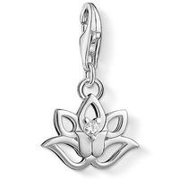 thomas sabo silver lotus charm 1300 051 14