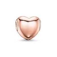 Thomas Sabo Rose Gold Plated Plain Heart Bead K0102-415-12