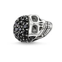 thomas sabo silver 9mm small skull bead k0065 051 11