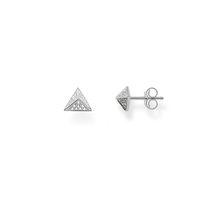 Thomas Sabo Silver Pave Pyramid Stud Earrings H1867-051-14