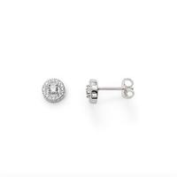 Thomas Sabo Silver Cubic Zirconia Small Round Cluster Stud Earrings H1814-051-14