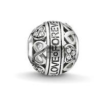 thomas sabo karma silver love forever bead k0212 643 14