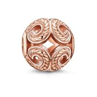 Thomas Sabo Rose Gold Plated Open Work Wave Bead K0009-415-12