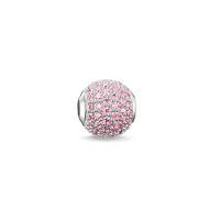 thomas sabo famingo road pink cubic zirconia bead k0124 051 9