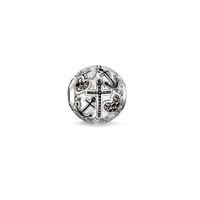 Thomas Sabo Black Hope Faith and Love Bead K0138-643-11