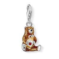 Thomas Sabo Silver Brown Bear Syrup Charm 1104-007-2