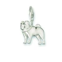 Thomas Sabo Silver Pug Charm 0401-007-12