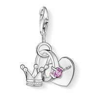 Thomas Sabo Silver Princess Ring Crown Charm 0809-051-9