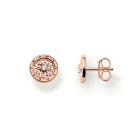 Thomas Sabo Rose Gold Plated Round Open Stud Earrings H1760-416-14