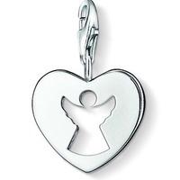 Thomas Sabo Silver Heart Cut Out Angel Charm 0869-001-12