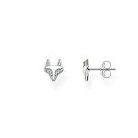 thomas sabo silver pave fox stud earrings h1873 051 14