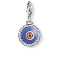 Thomas Sabo Silver Blue Glass Evil Eye Charm 1440-052-1