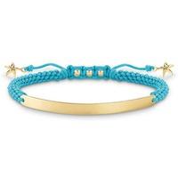 Thomas Sabo Ladies Blue Starfish Gold Plated Love Bridge Bracelet LBA0060-848-1-L19V