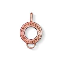 Thomas Sabo Rose Gold Plated Logo Charm Carrier X0182-415-12