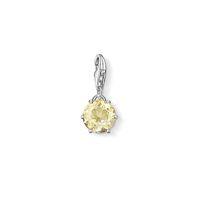 Thomas Sabo Silver November Yellow Quartz Charm 1264-774-4