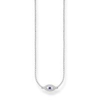 Thomas Sabo Silver Blue Nazar Eye Necklet KE1385-412-32-L42V