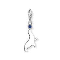 Thomas Sabo Silver Seal Blue Synthetic Spinel Charm 1212-009-32