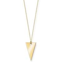 thomas sabo ladies diamond gold triangle pendant ke1541 413 12 l