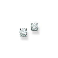 Thomas Sabo Silver and White Zirconia Stud Earrings