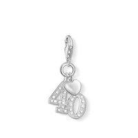 Thomas Sabo Silver And Cubic Zirconia 40 Charm