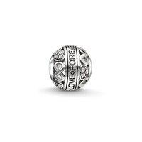 Thomas Sabo Silver And Zirconia Love Forever Karma Bead