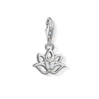 Thomas Sabo Silver Open Lotus Charm