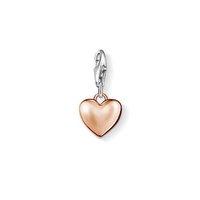 thomas sabo rose gold plated heart small charm