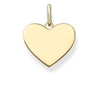 Thomas Sabo Love Bridge Gold Plain Heart Coin