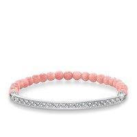 Thomas Sabo Pavé Pink Love Bridge Bracelet