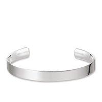 Thomas Sabo Silver Wide Love Cuff Bangle