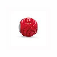 Thomas Sabo Red Rose Karma Bead