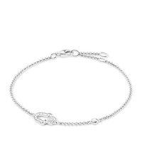 Thomas Sabo Silver and Zirconia Fatima\'s Hand Bracelet