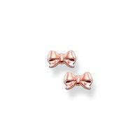 Thomas Sabo Rose Gold Plated Bow Stud Earrings