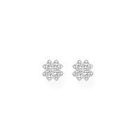 Thomas Sabo Silver Cubic Zirconia Cloverleaf Studs