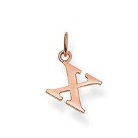 Thomas Sabo Rose Gold Plated Letter X Pendant