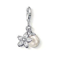 Thomas Sabo Flower with Pearl Drop Charm