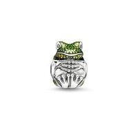 thomas sabo karma green frog bead