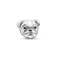 thomas sabo silver pug dog bead