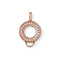 Thomas Sabo Rose Gold Plated and Zirconia Charm Carrier