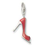 Thomas Sabo Silver and Red Stiletto Charm