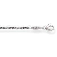 Thomas Sabo Oxidised Silver Bobble Twist Chain