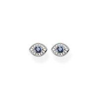 thomas sabo white and blue cubic zirconia nazar eye stud earrings