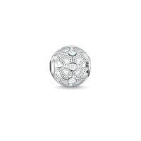 Thomas Sabo Silver Cubic Zirconia Dew Drop Karma Bead