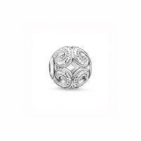 thomas sabo silver wave karma bead